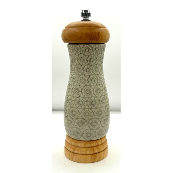 Bloomingville Salt & Pepper Mills Stoneware Cécile (Set of 2 Pieces) Grey Cecile - Picture 5 of 16